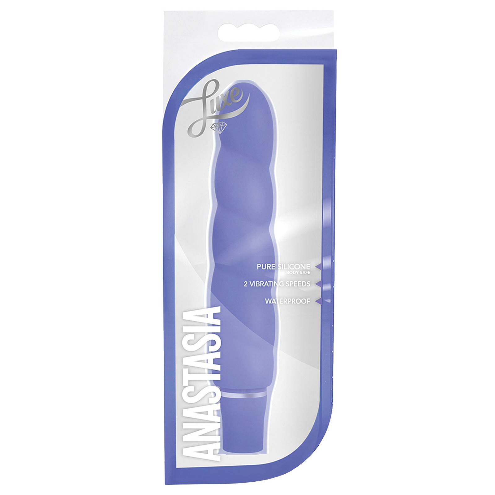 Anastasia Silicone Vibrator - Blush Luxe Periwinkle