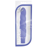 Anastasia Silicone Vibrator - Blush Luxe Periwinkle