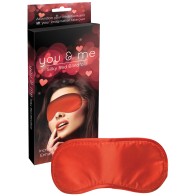 You & Me Silky Red Blindfold