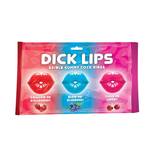 Dicklips Edible Gummy Cock Rings