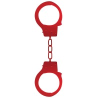 Shots Ouch Beginner Handcuffs - Red - Playful Restraint