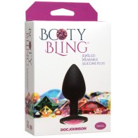 Booty Bling Pequeño Rosa - Juguete Anal Bellamente Decorado