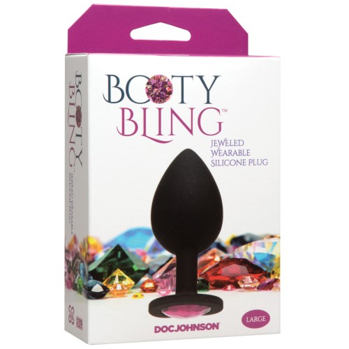 Plug Anal Rosa Booty Bling para el Placer Seguro