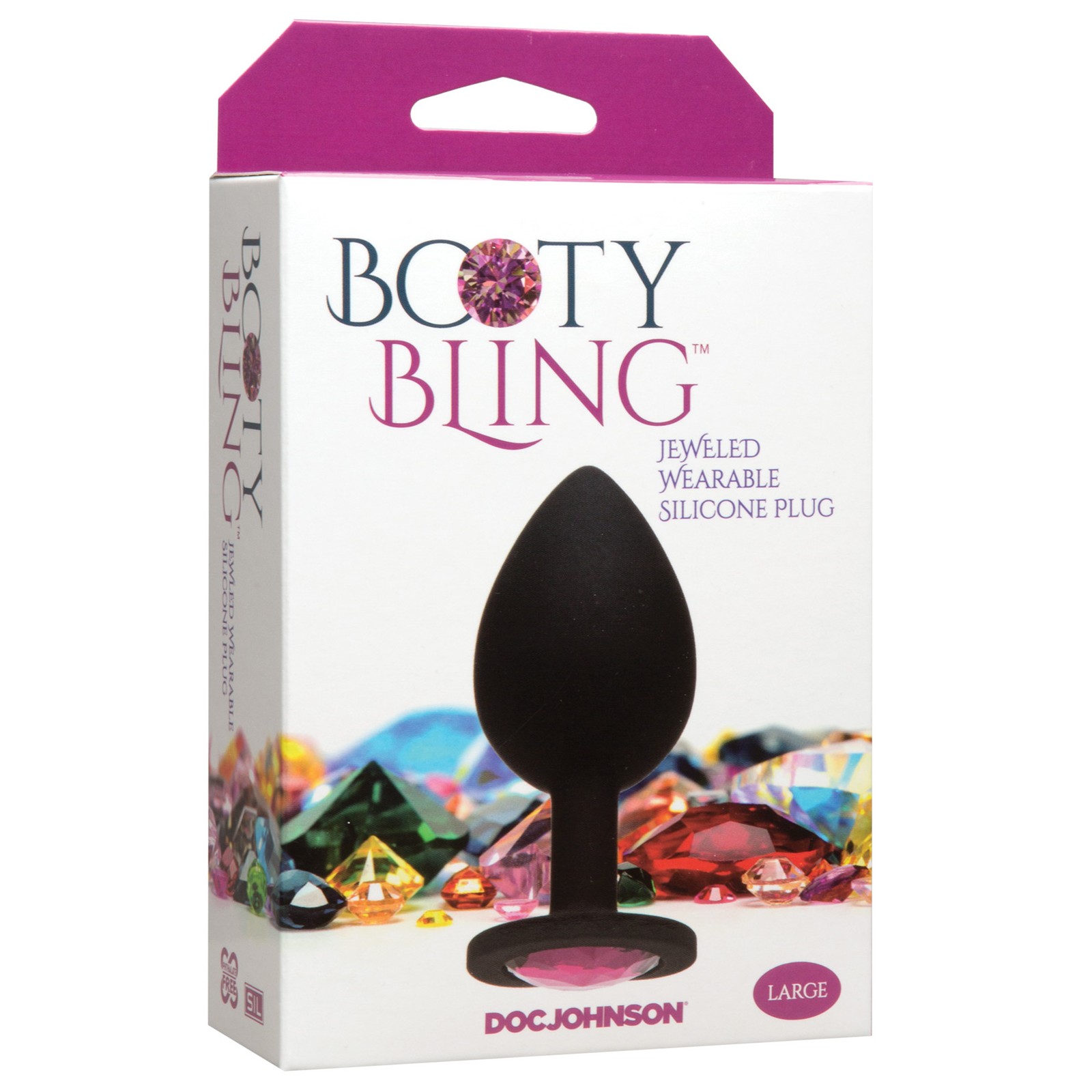 Plug Anal Rosa Booty Bling para el Placer Seguro