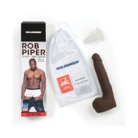 Rob Piper Cock con Testículos Ventosa Chocolate