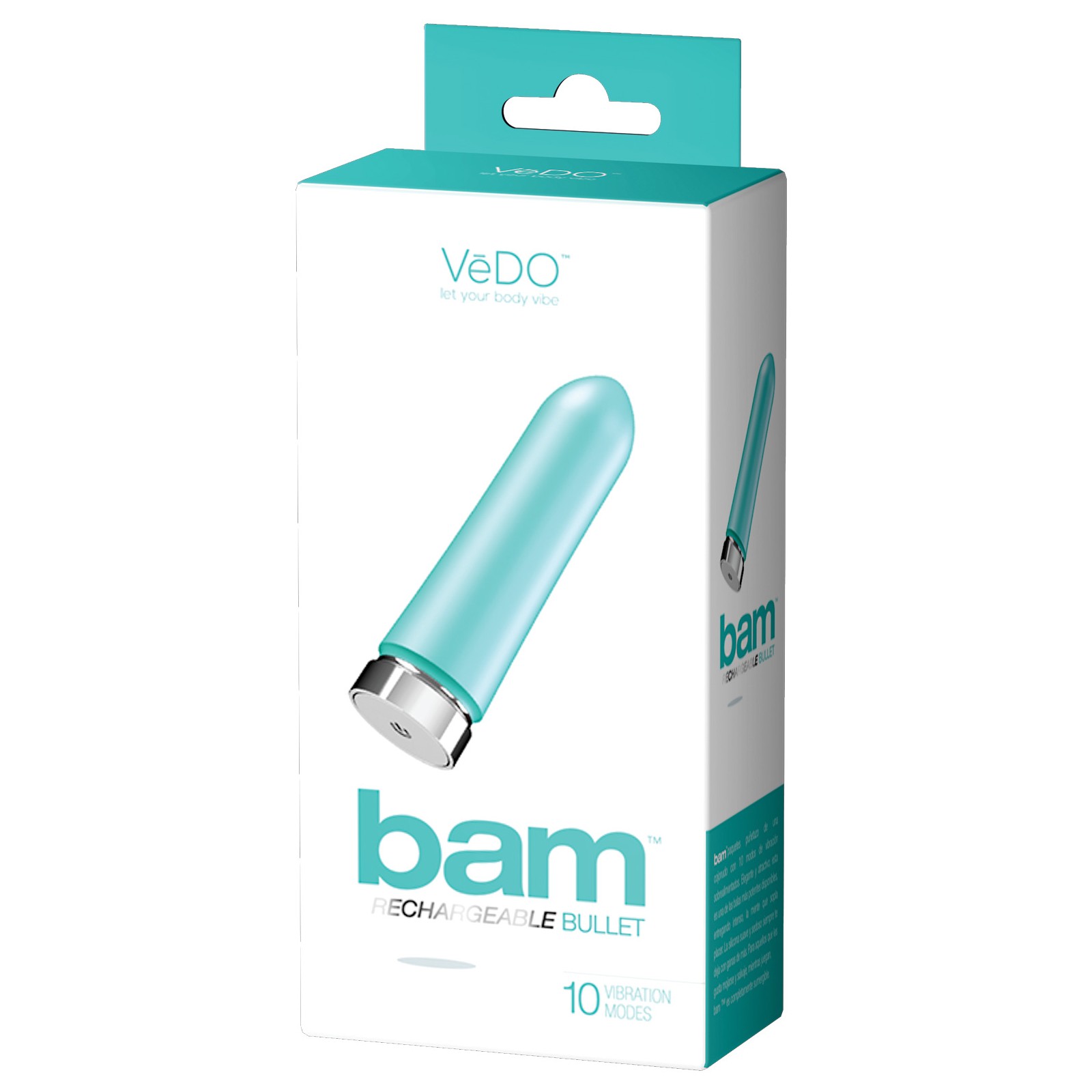 VeDO Bam Rechargeable Bullet Tease Me Turquoise Buy Now