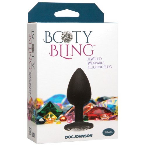 Plug Anal Booty Bling - Pequeño Plata