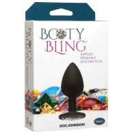 Plug Anal Booty Bling - Pequeño Plata