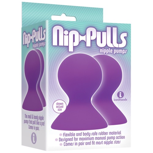 The 9s Silicone Nip Pulls Violet