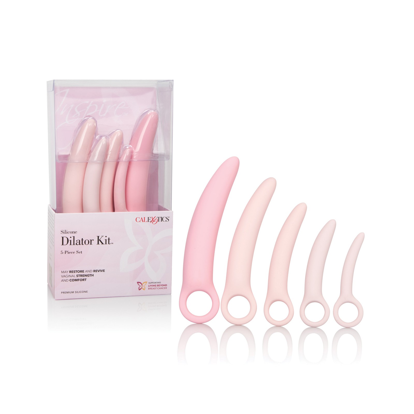 Inspire Set de Dilatadores de Silicona 5 Piezas Rosa