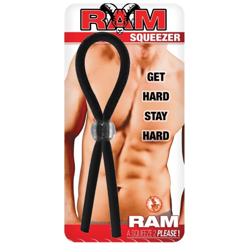 Adjustable RAM Squeezer Cockring for Prolonged Pleasure