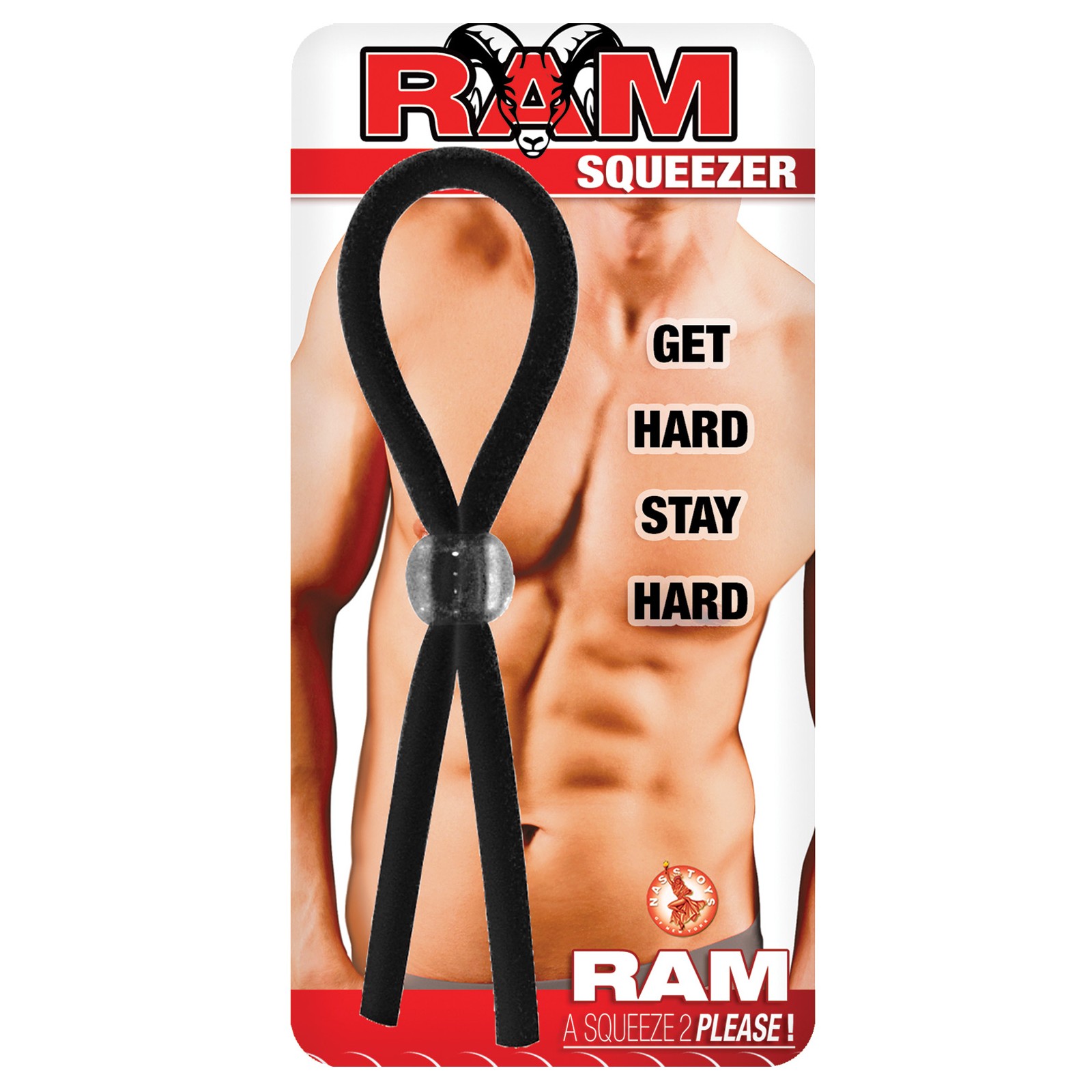 Adjustable RAM Squeezer Cockring for Prolonged Pleasure