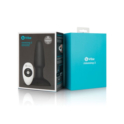 b-Vibe Rimming Plug 2 para Placer Anal