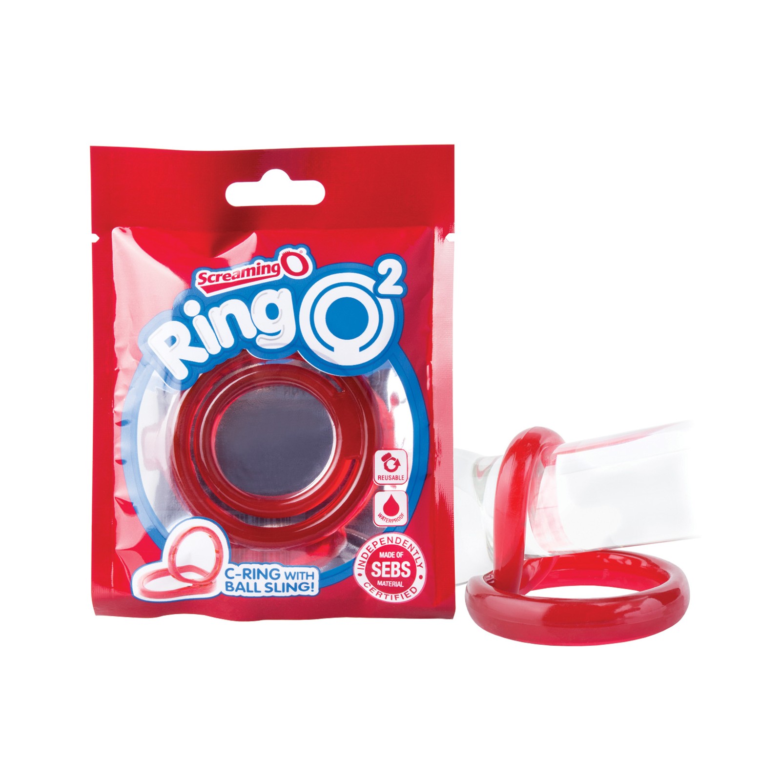 Screaming O RingO 2 Red Dual Erection Ring