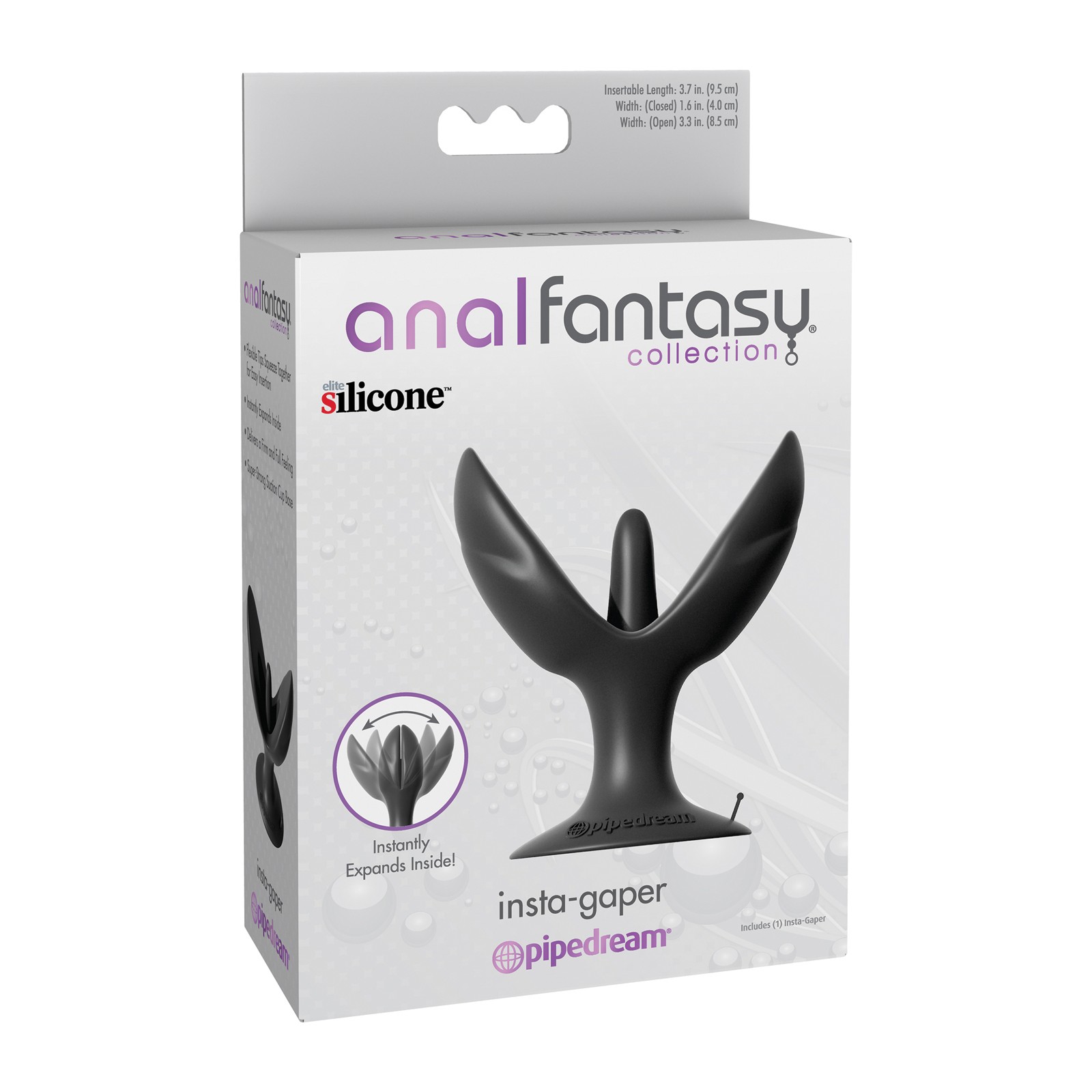 Anal Fantasy Insta Gaper Plug Black