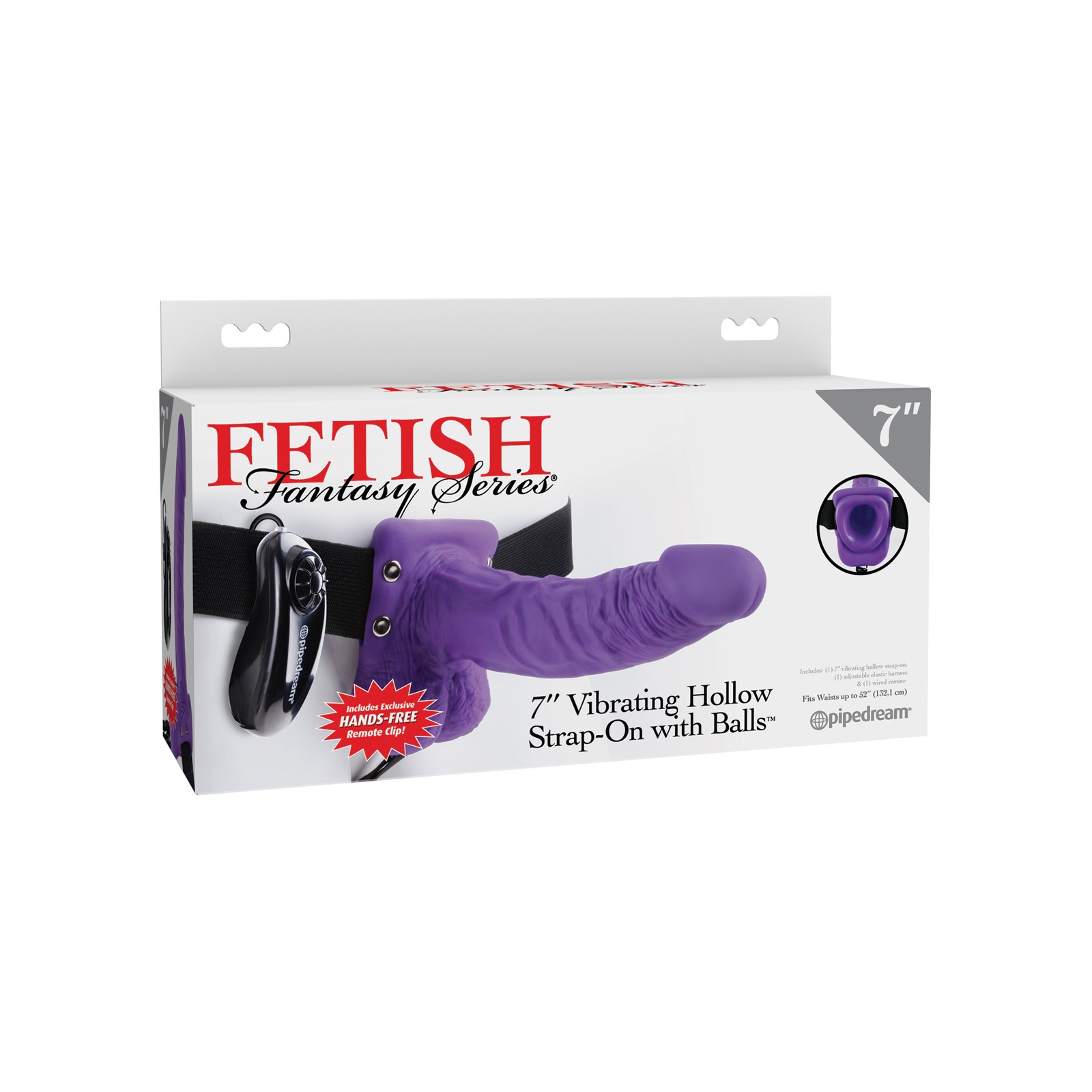 Fetish Fantasy Vibrating Hollow Strap-On for Pleasure