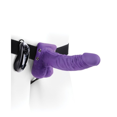 Fetish Fantasy Vibrating Hollow Strap-On for Pleasure