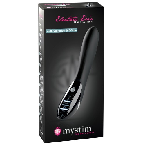 Mystim Eric Eléctrico Vibrador eStim Edición Negra