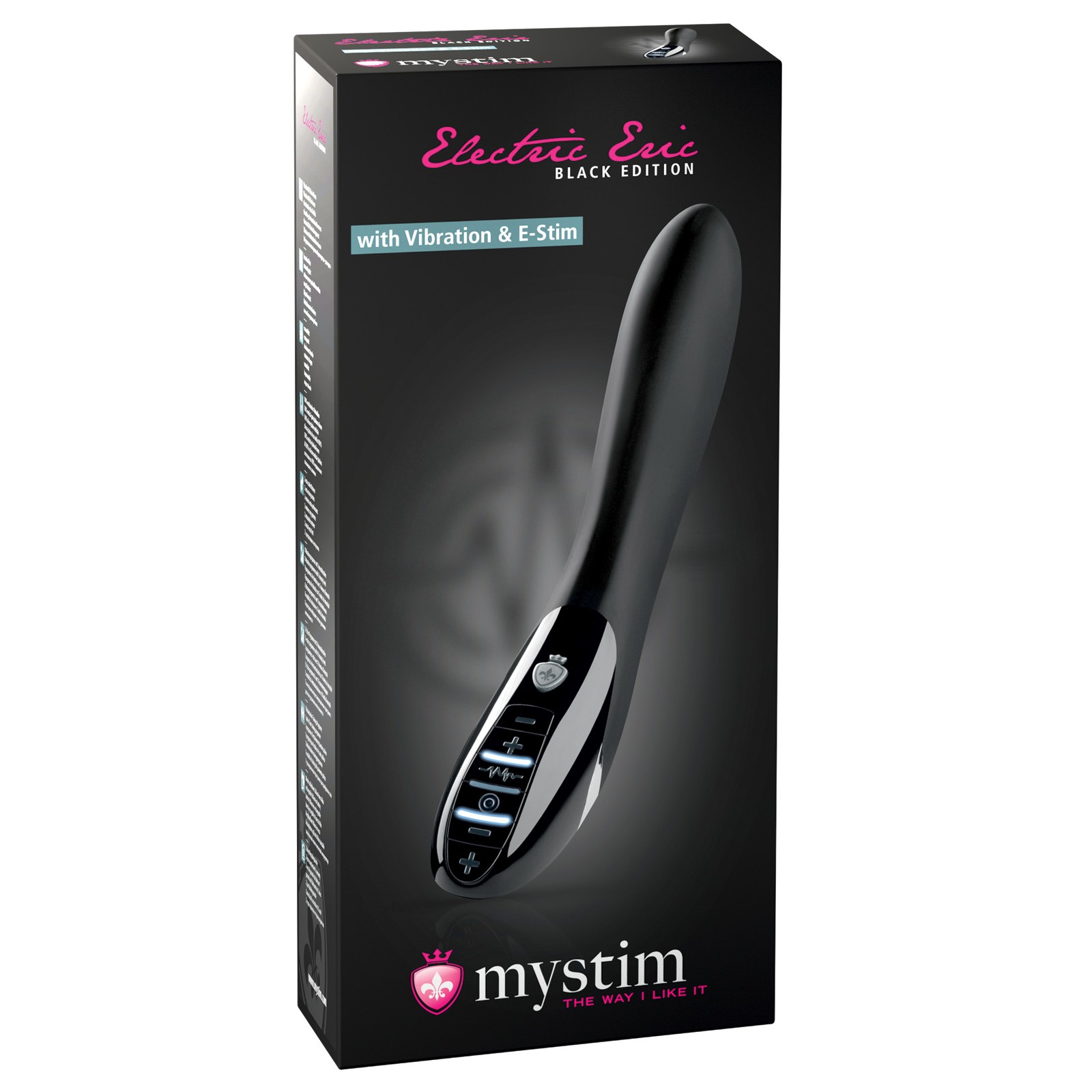 Mystim Electric Eric eStim Vibrator Black Edition