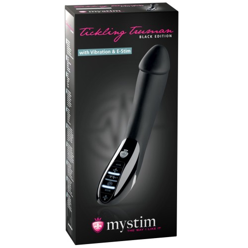 Explore Mystim Tickling Truman eStim Vibrator Black Edition