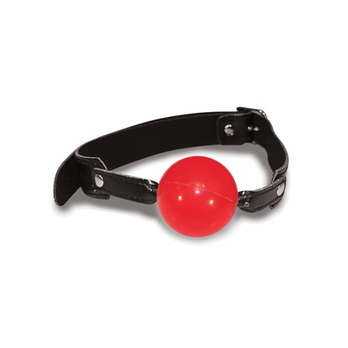 Ball Gag Rojo Ajustable para Bondage