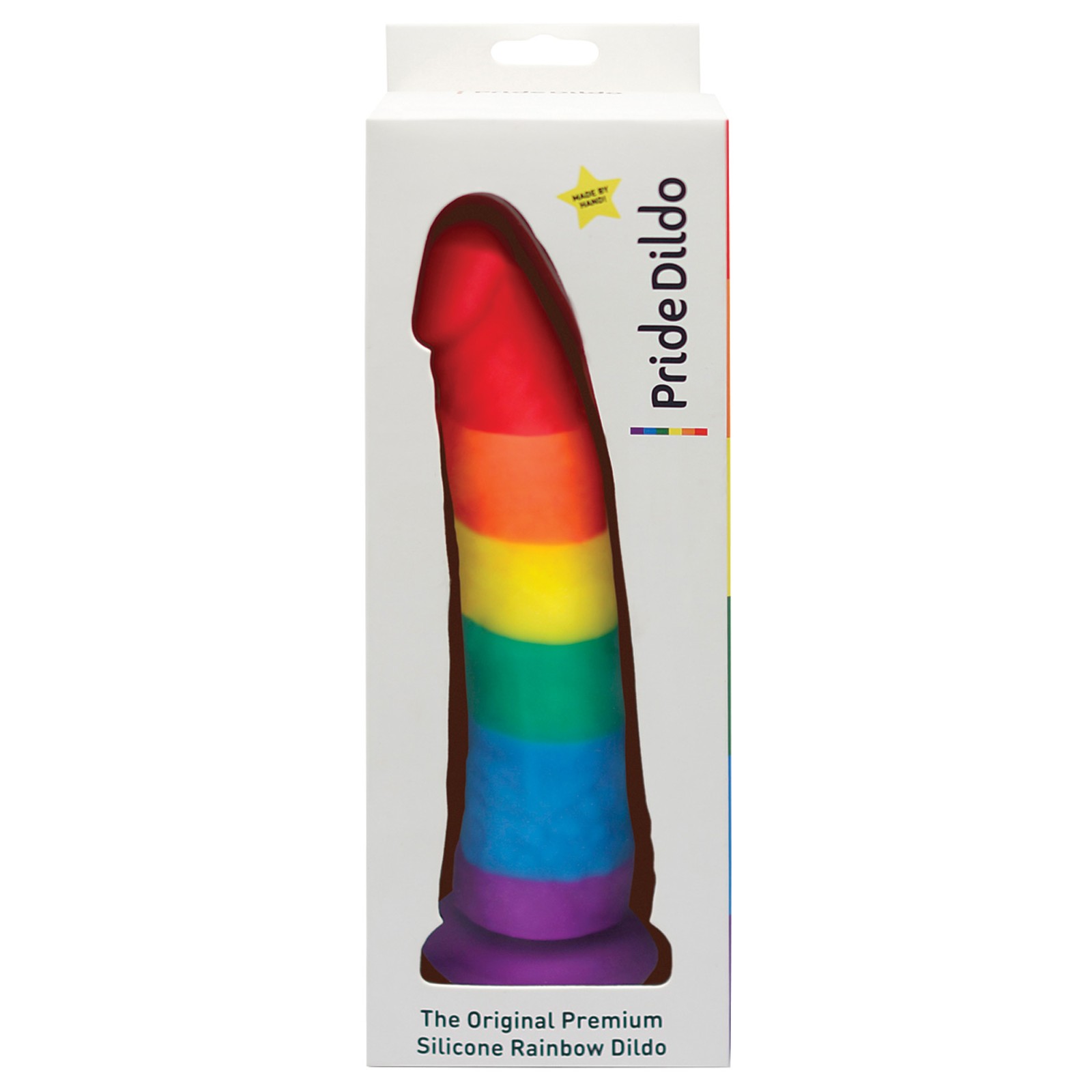 Pride Dildo - Vibrant Rainbow Silicone