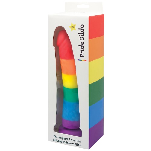 Pride Dildo - Vibrant Rainbow Silicone