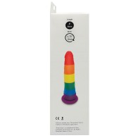 Pride Dildo - Vibrant Rainbow Silicone