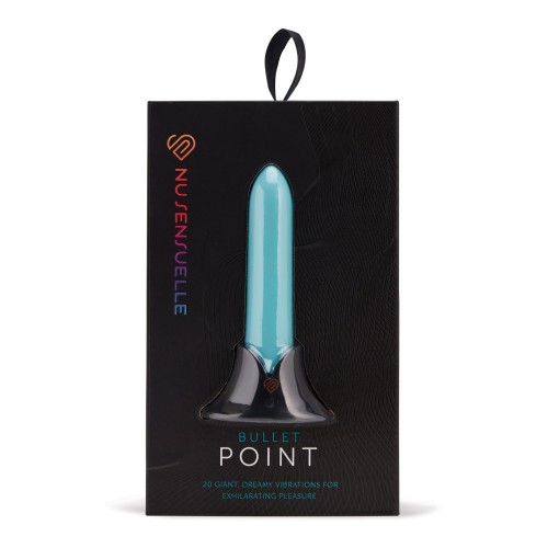 Nu Sensuelle Point Rechargeable Bullet - Teal Blue