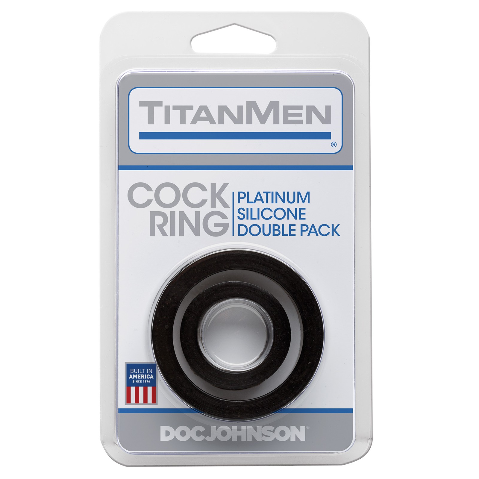 Paquete Doble de Anillo para Cock Titanmen de Silicona