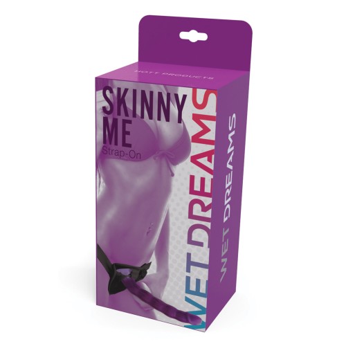 Wet Dreams Skinny Me Strap on 7" - Morado