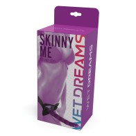 Wet Dreams Skinny Me Strap on 7" - Morado