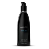 Wicked Sensual Care Aqua Water Based Lubricant - 8.5 oz Fragrance Free