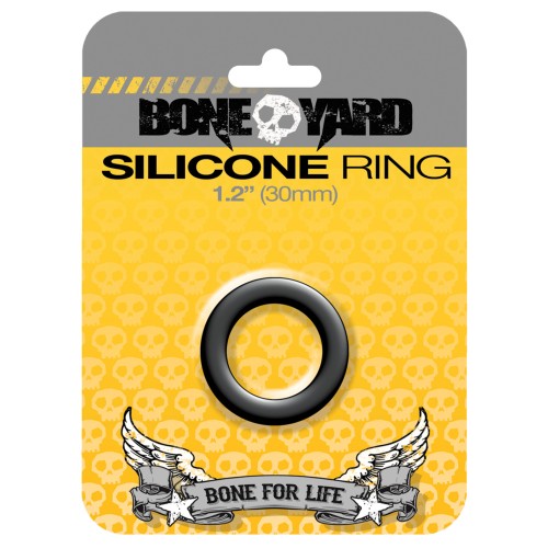 Boneyard Silicone Ring 1.2 inch Black