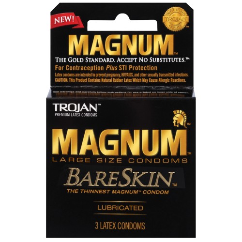 Condoms Trojan Magnum Bareskin Pack de 3