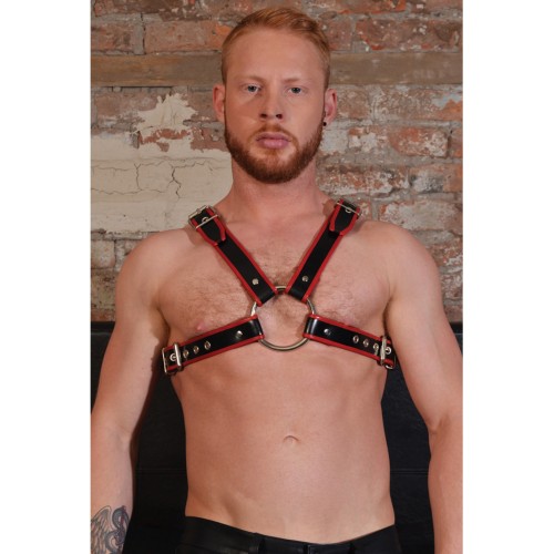 Rouge Chest Harness Large Black Red