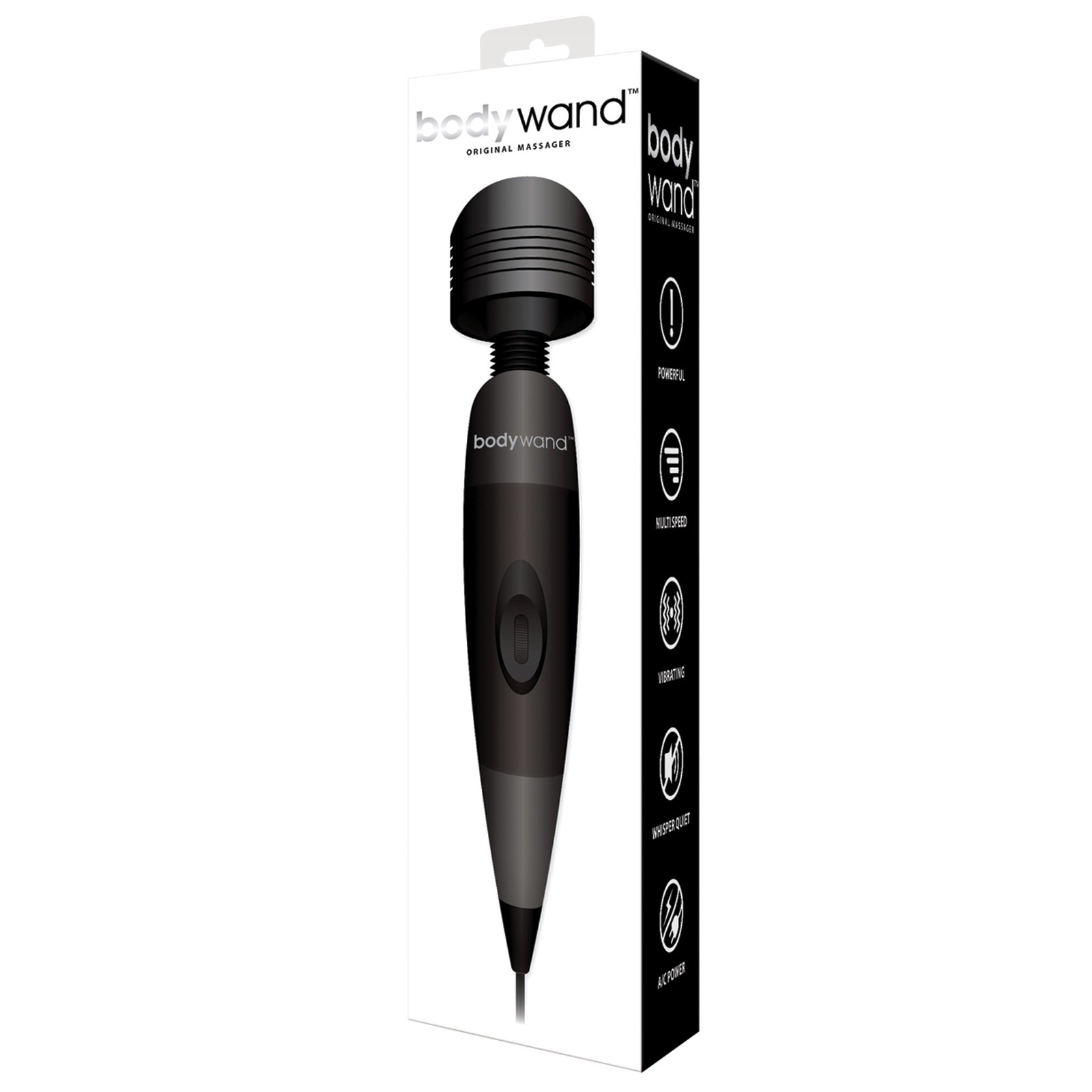 Original Bodywand Tamaño Completo Negro