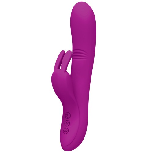 Pretty Love Dylan Bunny Ears Rabbit Vibrator Fuchsia