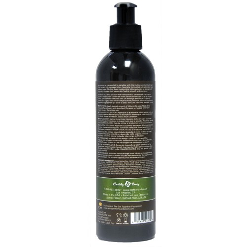 Earthly Body Hemp Seed Massage Lotion Naked in the Woods