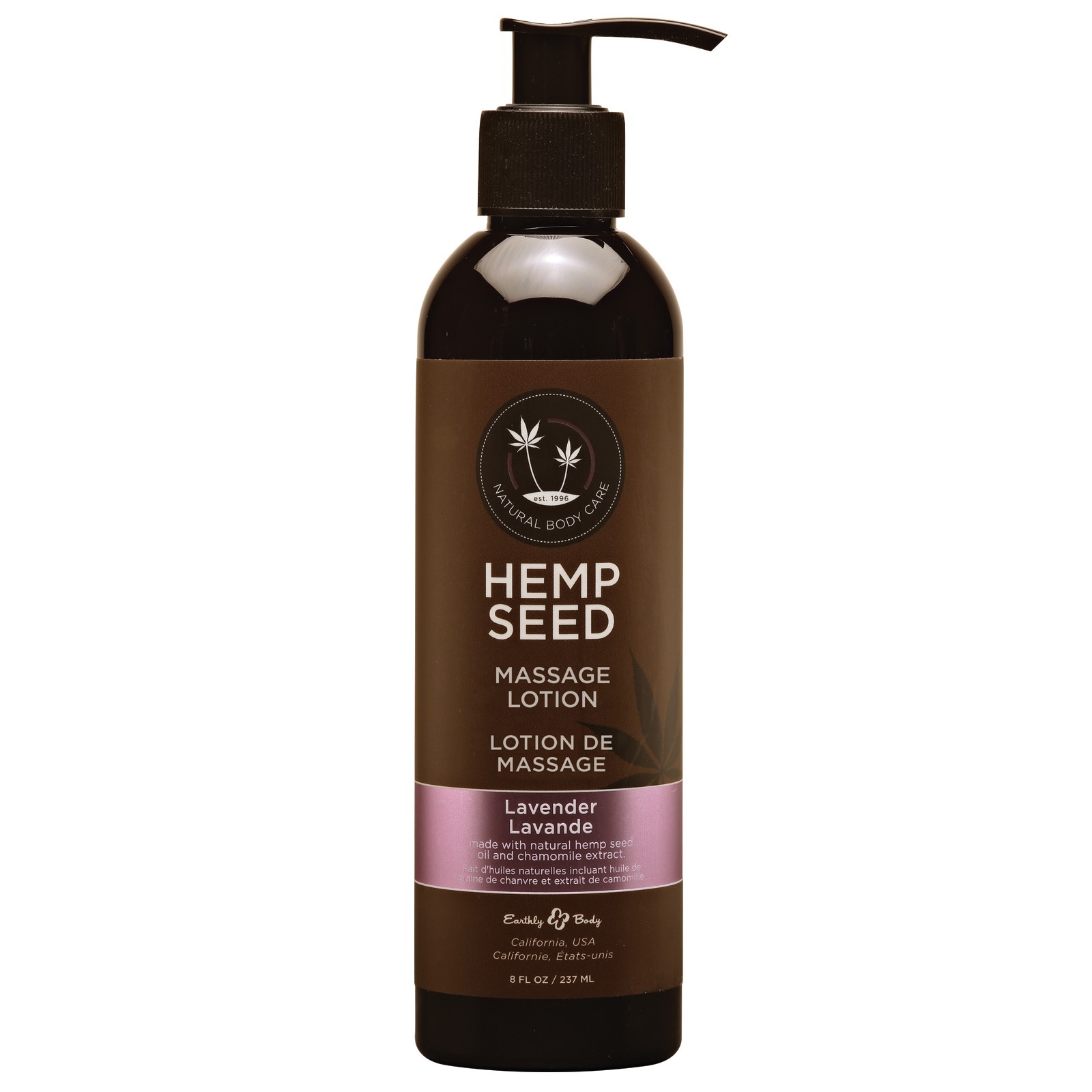 Earthly Body Hemp Seed Lavender Massage Lotion