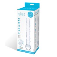 Callisto Clear Glass Dildo for G-spot Pleasure