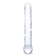 Dildo de Vidrio Callisto Claro para Placer del Punto G