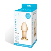 Plug Anal Glas Over Easy para Placer Seguro