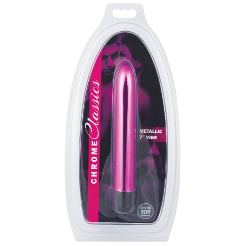 Vibrador Chrome Classics 7 Pulgadas Rosa