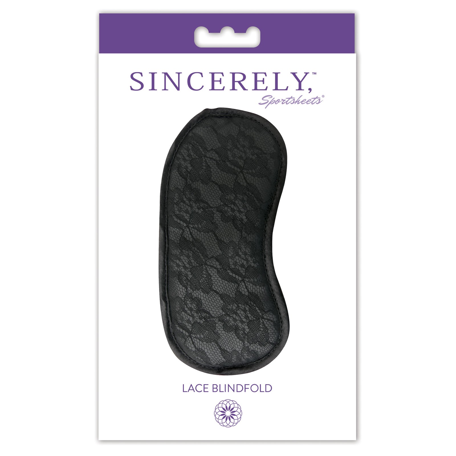 Sincerely Lace Blindfold Black