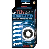 My Ten Black Erection Rings