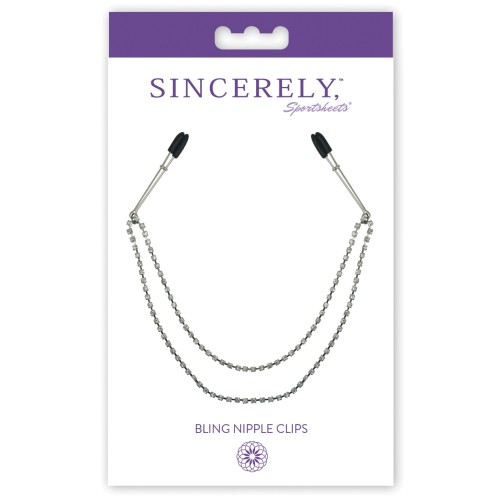 Sincerely Bling Nipple Clips for Teasing