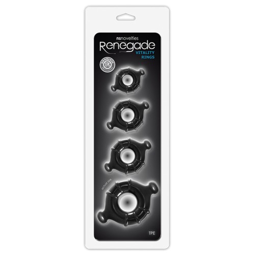 Renegade Vitality Rings - Black