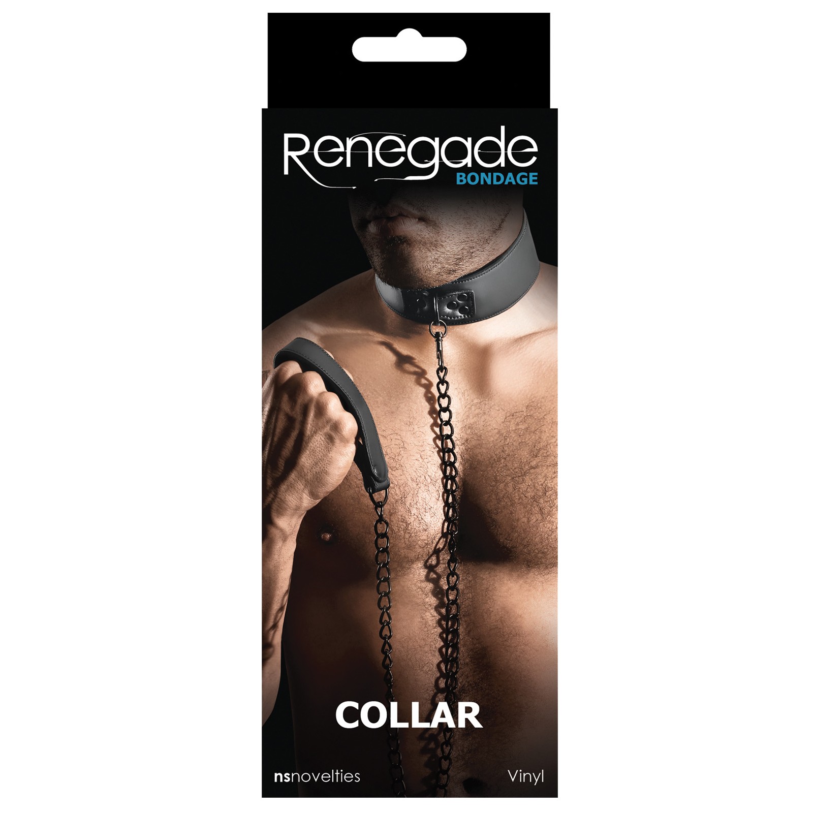 Renegade Bondage Collar Black - Ultimate Master and Slave Accessory