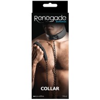 Collar de Bondage Renegade Negro - Accesorio Definitivo para Maestro y Esclavo